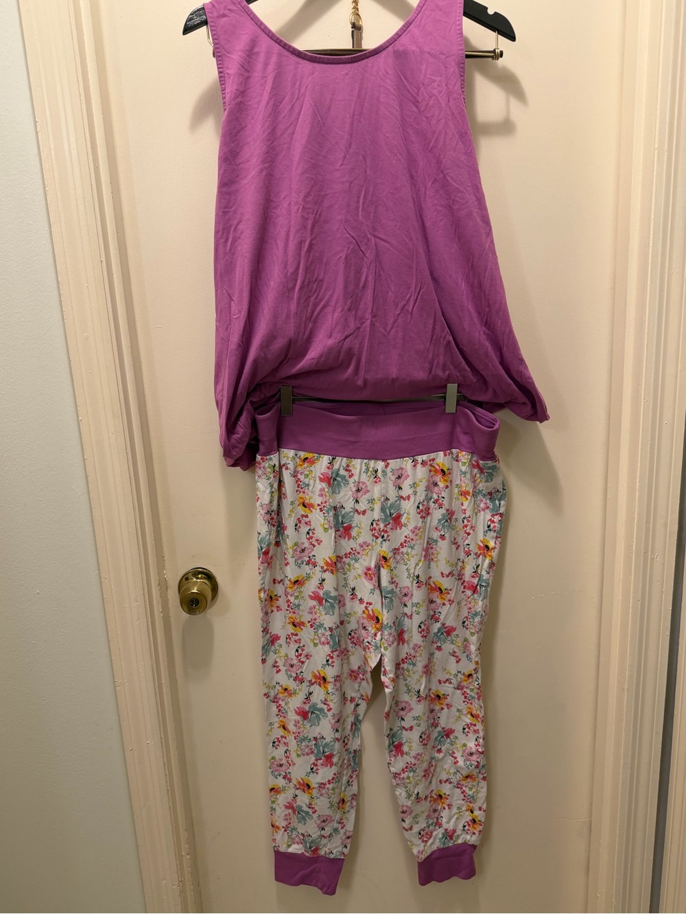Cacique Purple Tank & Floral Sleep & Lounge Set